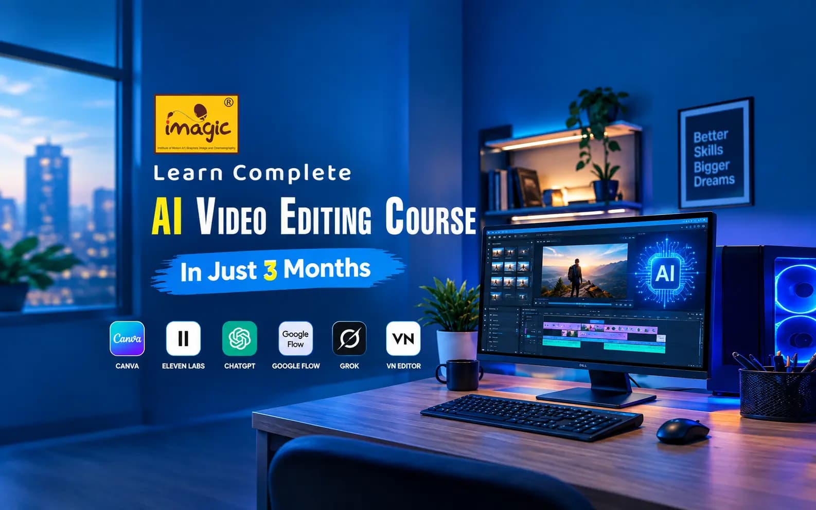 Imagic Institute website banner