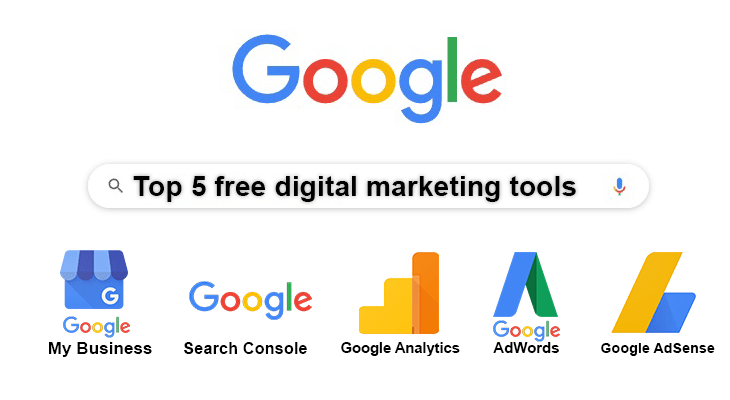Top 5 free digital marketing tools