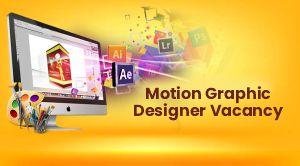Motion graphic designer vacancy
